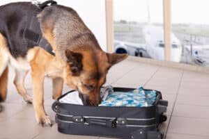 Snuffelhonden op luchthaven vinden worst en kaas in plaats van drugs